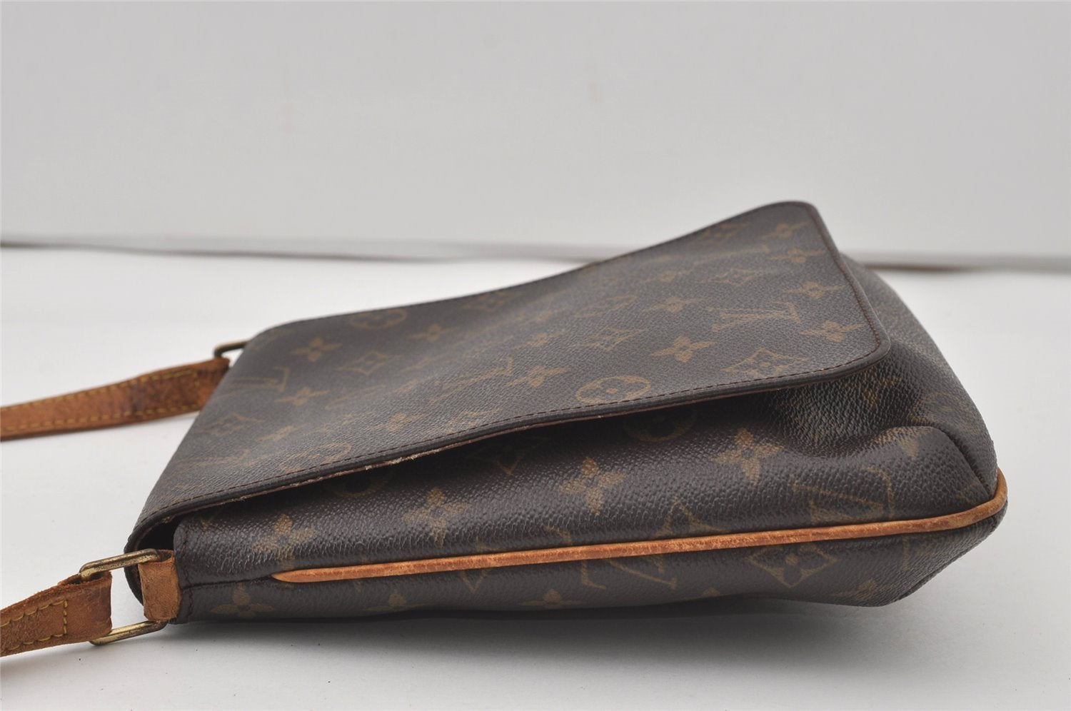 Auth Louis Vuitton Monogram Musette Salsa M51387 Long Shoulder Cross Bag 0613J