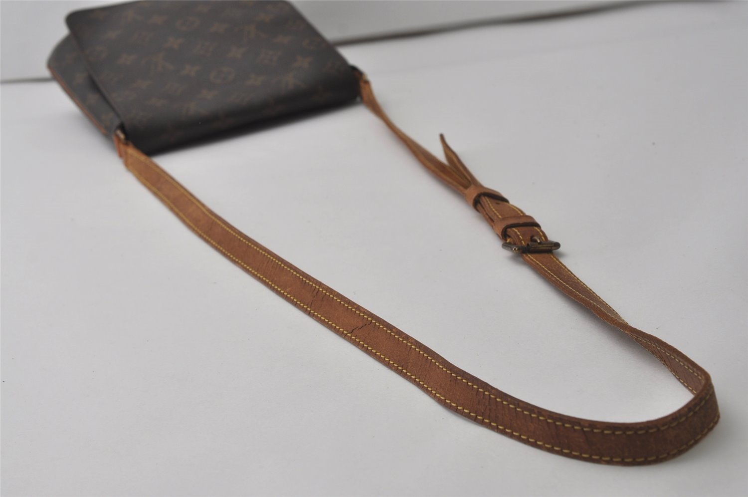 Auth Louis Vuitton Monogram Musette Salsa M51387 Long Shoulder Cross Bag 0613J
