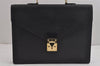 Authentic Louis Vuitton Epi Serviette Conseiller Briefcase Black M54422 LV 0614J