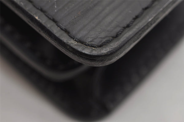 Authentic Louis Vuitton Epi Serviette Conseiller Briefcase Black M54422 LV 0614J