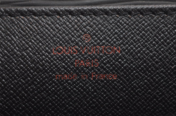 Authentic Louis Vuitton Epi Serviette Conseiller Briefcase Black M54422 LV 0614J