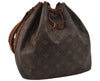 Authentic Louis Vuitton Monogram Petit Noe M42226 Shoulder Drawstring Bag 0615J