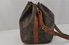 Authentic Louis Vuitton Monogram Petit Noe M42226 Shoulder Drawstring Bag 0615J