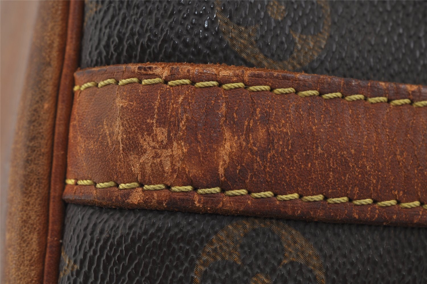 Authentic Louis Vuitton Monogram Petit Noe M42226 Shoulder Drawstring Bag 0615J