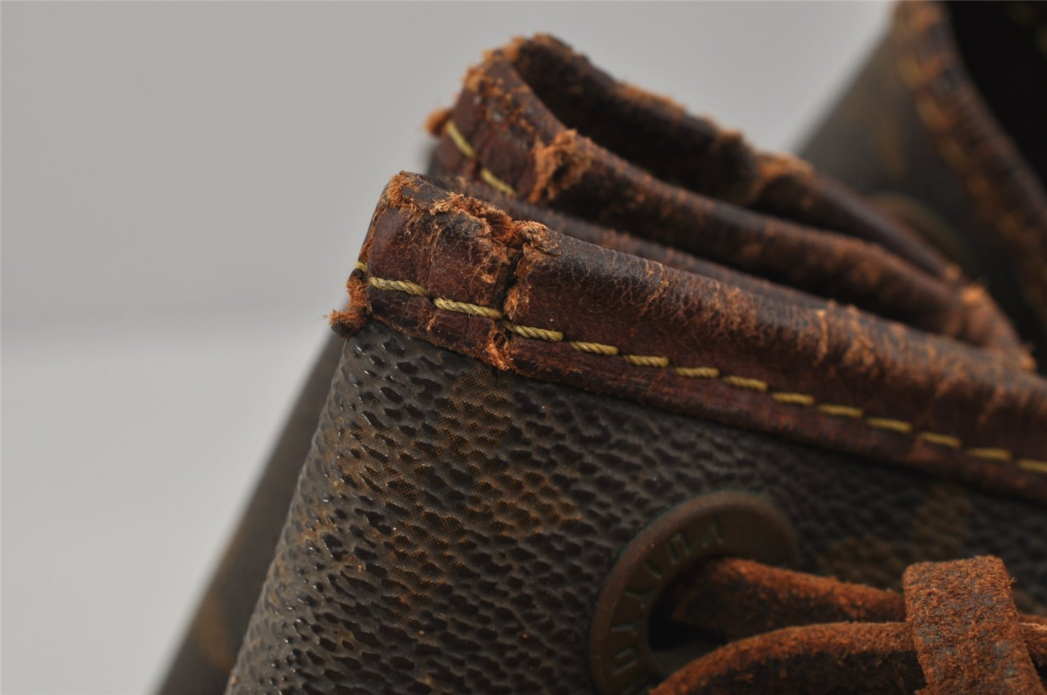 Authentic Louis Vuitton Monogram Petit Noe M42226 Shoulder Drawstring Bag 0615J