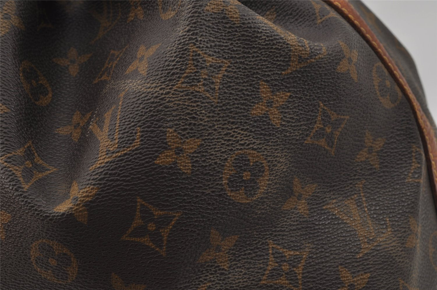 Authentic Louis Vuitton Monogram Petit Noe M42226 Shoulder Drawstring Bag 0615J