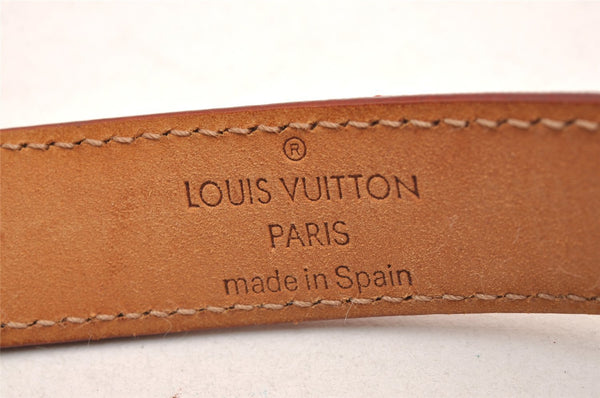 Auth Louis Vuitton Monogram Cherry Blossom Ceinture Belt Pink 35.4" M9273Y 0620J