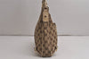 Authentic GUCCI Abbey Shoulder Hand Bag GG Canvas Leather 130738 Brown 0621K