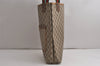 Authentic GUCCI Web Sherry Line Shoulder Tote Bag GG PVC Leather Brown 0622K