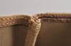 Authentic GUCCI Web Sherry Line Shoulder Tote Bag GG PVC Leather Brown 0622K
