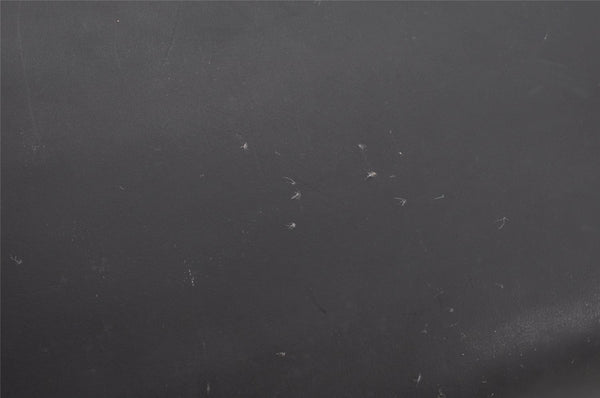 Authentic GUCCI Vintage Bamboo Shoulder Hand Bag Leather 0013739 Black 0623K