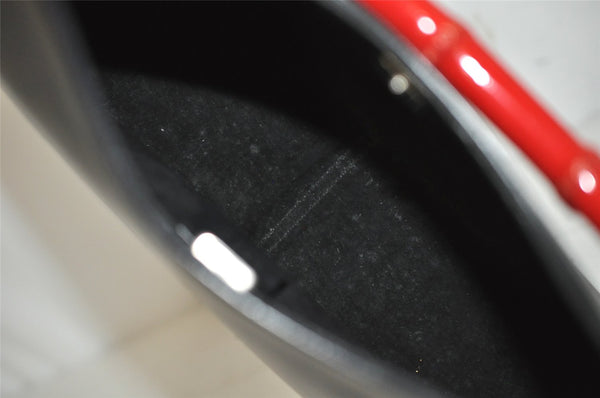 Authentic GUCCI Vintage Bamboo Shoulder Hand Bag Leather 0013739 Black 0623K