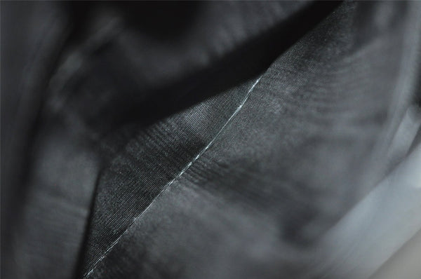 Authentic GUCCI Vintage Bamboo Shoulder Hand Bag Leather 0013739 Black 0623K