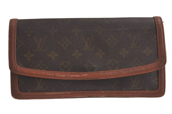 Auth Louis Vuitton Monogram Pochette Dame PM Clutch Bag Old Model LV Junk 0624K