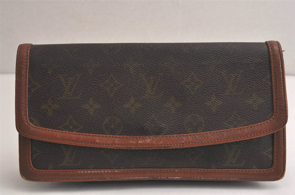 Auth Louis Vuitton Monogram Pochette Dame PM Clutch Bag Old Model LV Junk 0624K