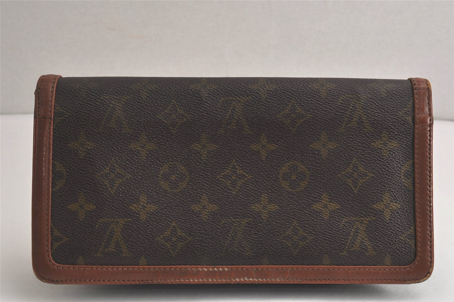 Auth Louis Vuitton Monogram Pochette Dame PM Clutch Bag Old Model LV Junk 0624K