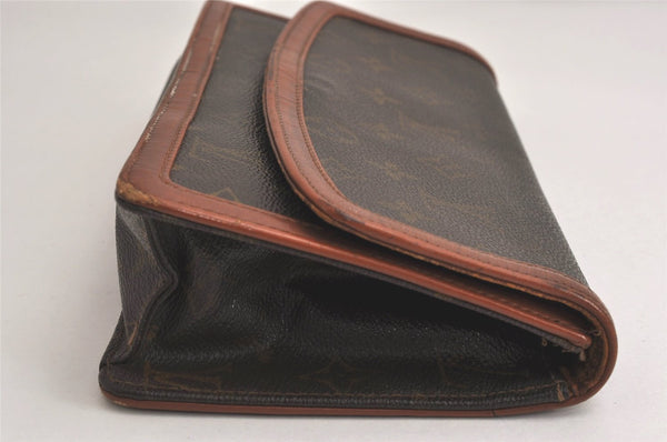 Auth Louis Vuitton Monogram Pochette Dame PM Clutch Bag Old Model LV Junk 0624K
