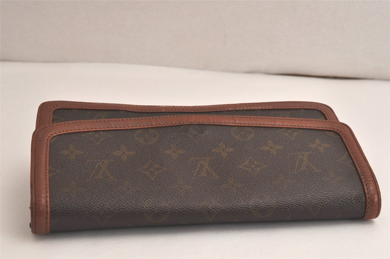 Auth Louis Vuitton Monogram Pochette Dame PM Clutch Bag Old Model LV Junk 0624K