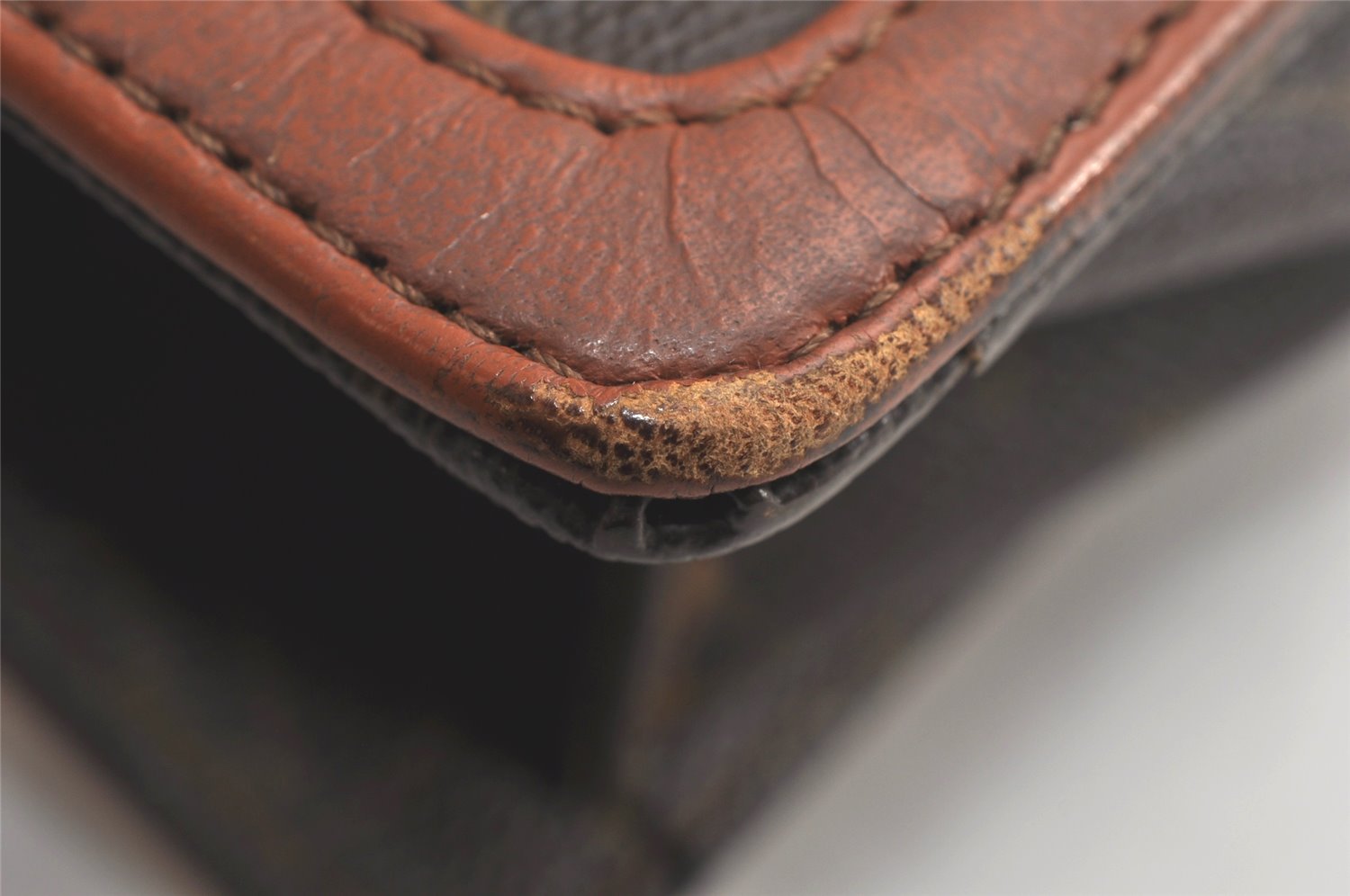 Auth Louis Vuitton Monogram Pochette Dame PM Clutch Bag Old Model LV Junk 0624K