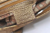 Authentic GUCCI Sherry Line Shoulder Bag GG Canvas Leather 144388 Beige 0625K