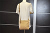 Authentic GUCCI Sherry Line Shoulder Bag GG Canvas Leather 144388 Beige 0625K