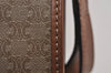 Authentic CELINE Macadam Blason Pattern Clutch Hand Bag PVC Leather Beige 0629K