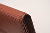 Auth Louis Vuitton Epi Porte Tresor International Wallet Brown M63383 LV 0632J