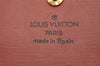 Auth Louis Vuitton Epi Porte Tresor International Wallet Brown M63383 LV 0632J