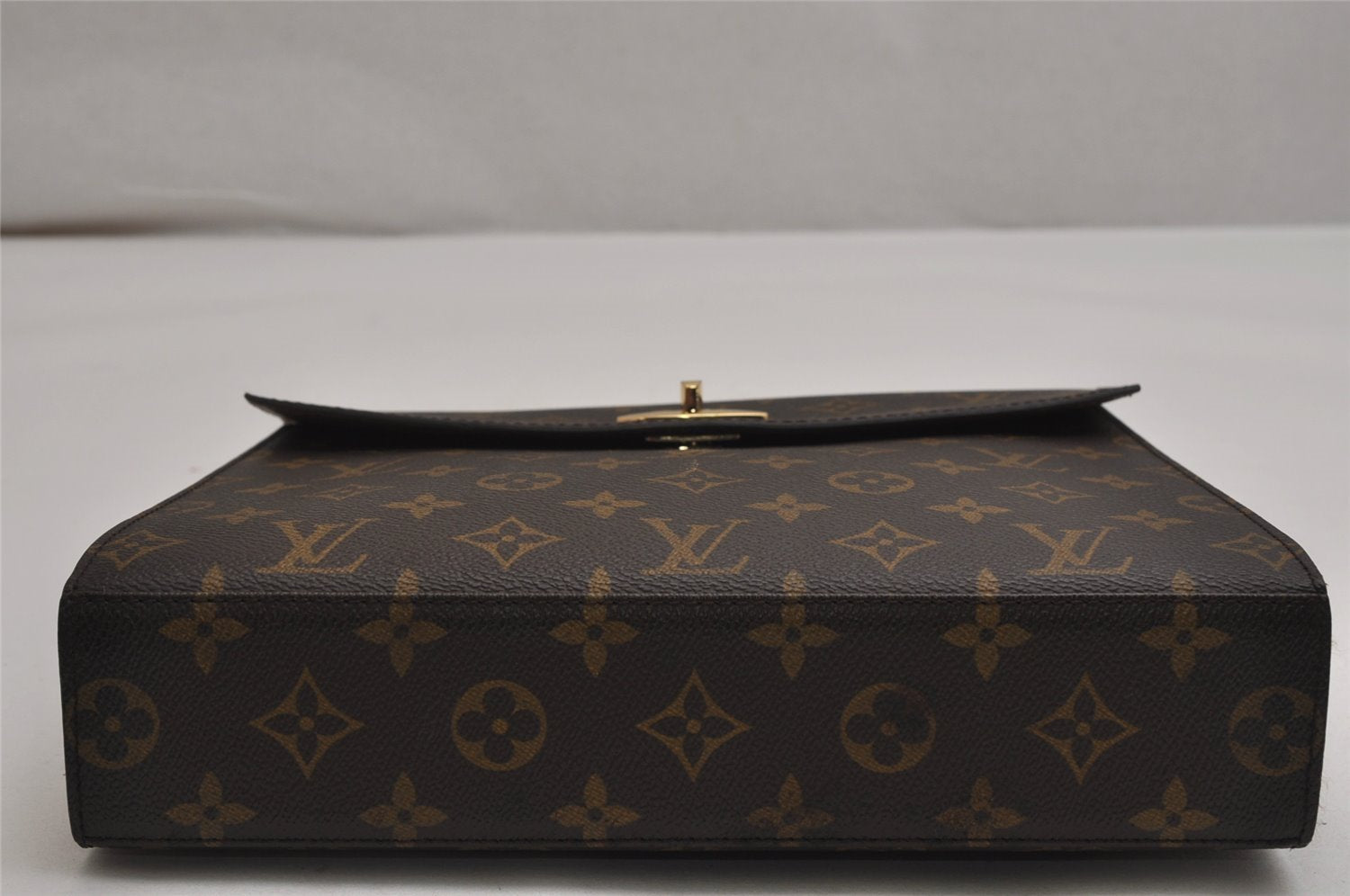 Authentic Louis Vuitton Monogram Malesherbes Hand Bag Purse M51379 LV 0632K