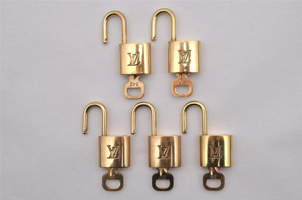 Authentic Louis Vuitton Padlock & Keys 10Set LV 0633J