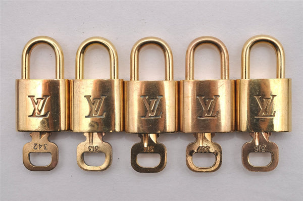 Authentic Louis Vuitton Padlock & Keys 10Set LV 0633J