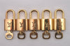 Authentic Louis Vuitton Padlock & Keys 10Set LV 0634J