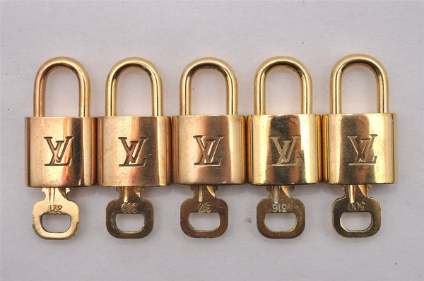 Authentic Louis Vuitton Padlock & Keys 10Set LV 0634J