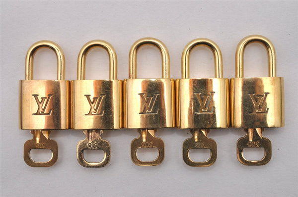 Authentic Louis Vuitton Padlock & Keys 10Set LV 0634J