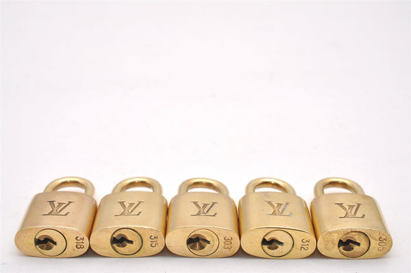 Authentic Louis Vuitton Padlock & Keys 10Set LV 0634J