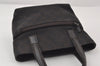 Authentic GUCCI Vintage Tote Hand Bag Purse GG Canvas Leather 105651 Brown 0635J