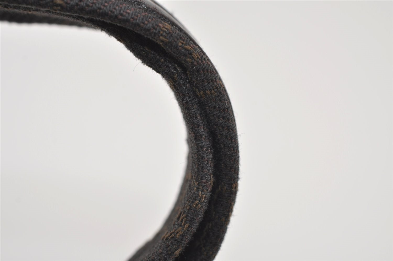 Authentic GUCCI Vintage Tote Hand Bag Purse GG Canvas Leather 105651 Brown 0635J