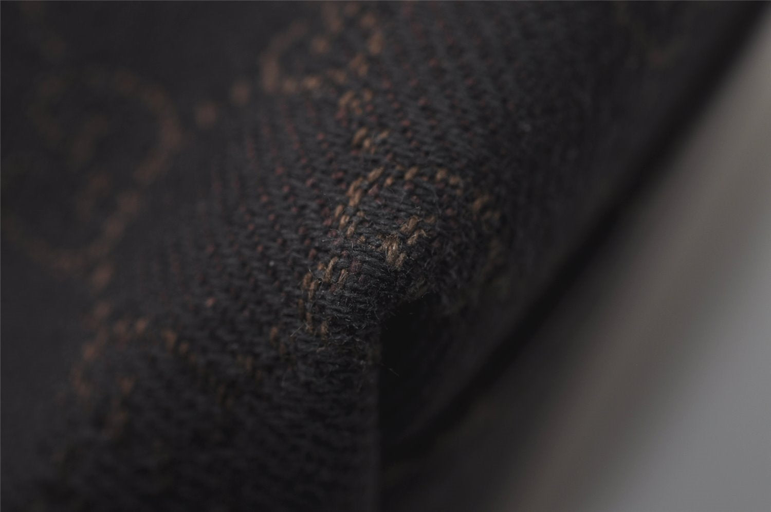 Authentic GUCCI Vintage Tote Hand Bag Purse GG Canvas Leather 105651 Brown 0635J