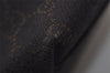 Authentic GUCCI Vintage Tote Hand Bag Purse GG Canvas Leather 105651 Brown 0635J