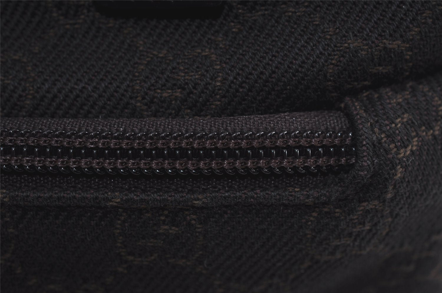 Authentic GUCCI Vintage Tote Hand Bag Purse GG Canvas Leather 105651 Brown 0635J