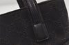 Authentic GUCCI Vintage Tote Hand Bag Purse GG Canvas Leather 105651 Brown 0635J