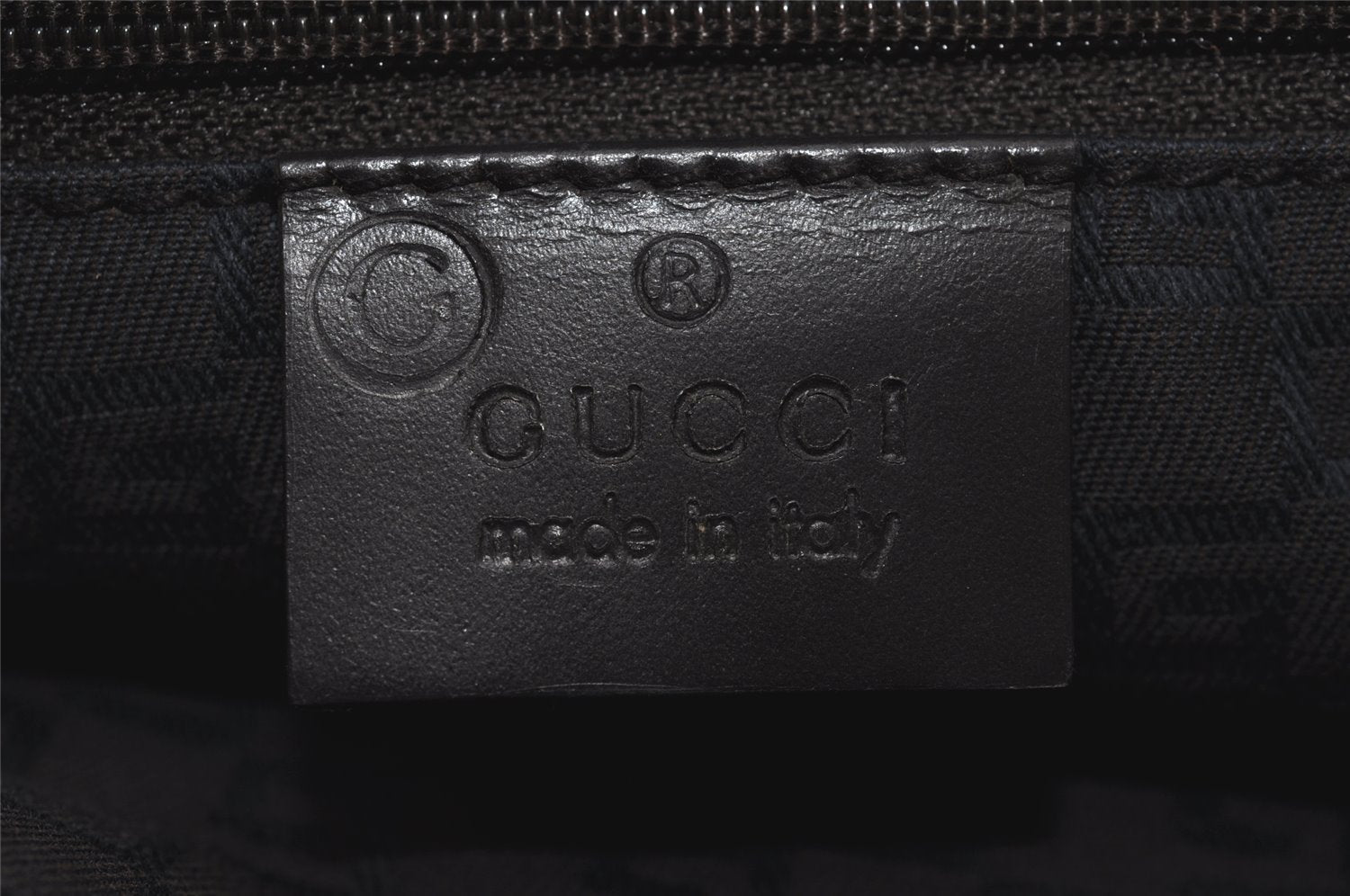 Authentic GUCCI Vintage Tote Hand Bag Purse GG Canvas Leather 105651 Brown 0635J