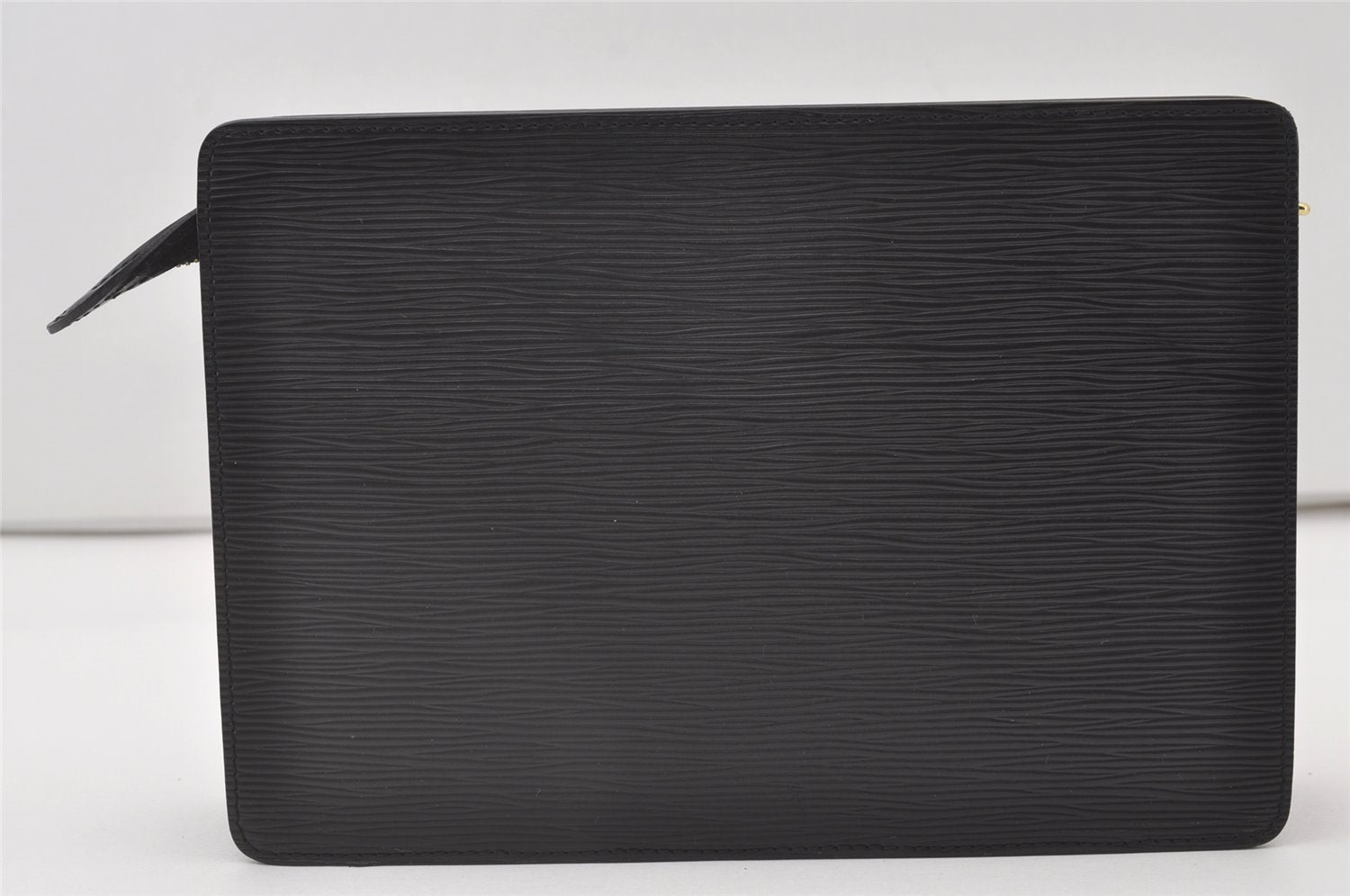 Authentic Louis Vuitton Epi Pochette Homme Clutch Hand Bag Black M52522 LV 0636J