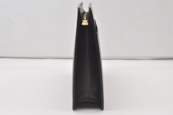 Authentic Louis Vuitton Epi Pochette Homme Clutch Hand Bag Black M52522 LV 0636J