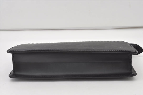 Authentic Louis Vuitton Epi Pochette Homme Clutch Hand Bag Black M52522 LV 0636J