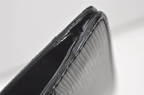 Authentic Louis Vuitton Epi Pochette Homme Clutch Hand Bag Black M52522 LV 0636J
