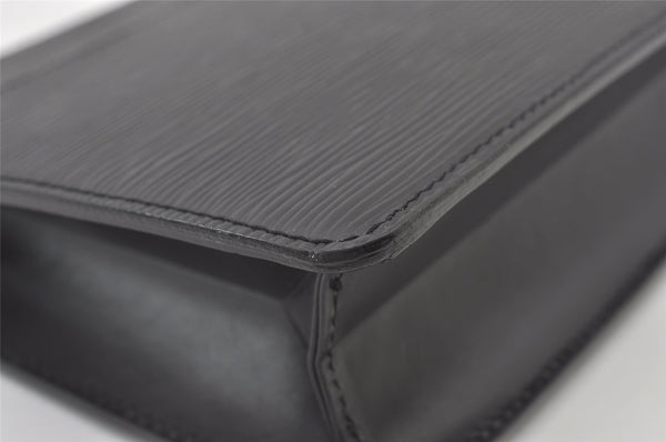 Authentic Louis Vuitton Epi Pochette Homme Clutch Hand Bag Black M52522 LV 0636J
