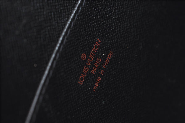 Authentic Louis Vuitton Epi Pochette Homme Clutch Hand Bag Black M52522 LV 0636J