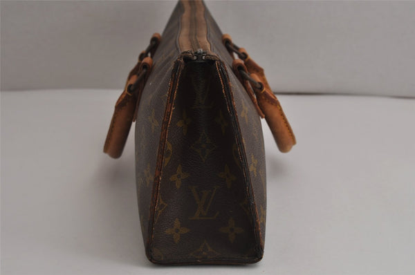 Authentic Louis Vuitton Monogram Sac Trico Hand Bag Purse Old Model LV 0636K