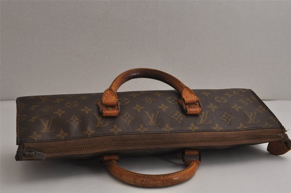 Authentic Louis Vuitton Monogram Sac Trico Hand Bag Purse Old Model LV 0636K